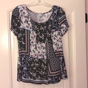 Croft & Barrow Scoop-neck Blouse